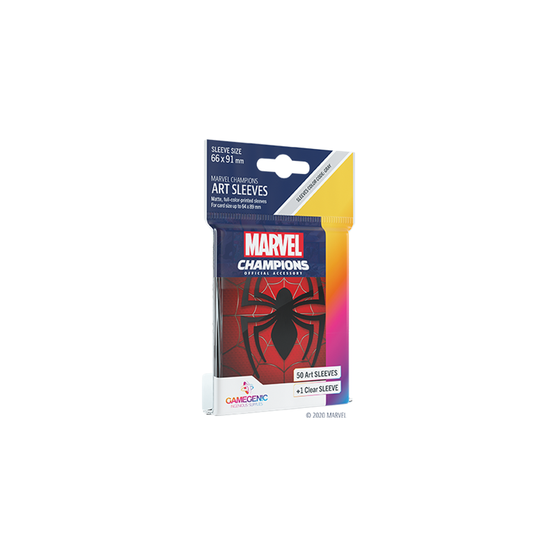Marvel Champions : 50 protège-cartes Spider-Man - Jeu de cartes