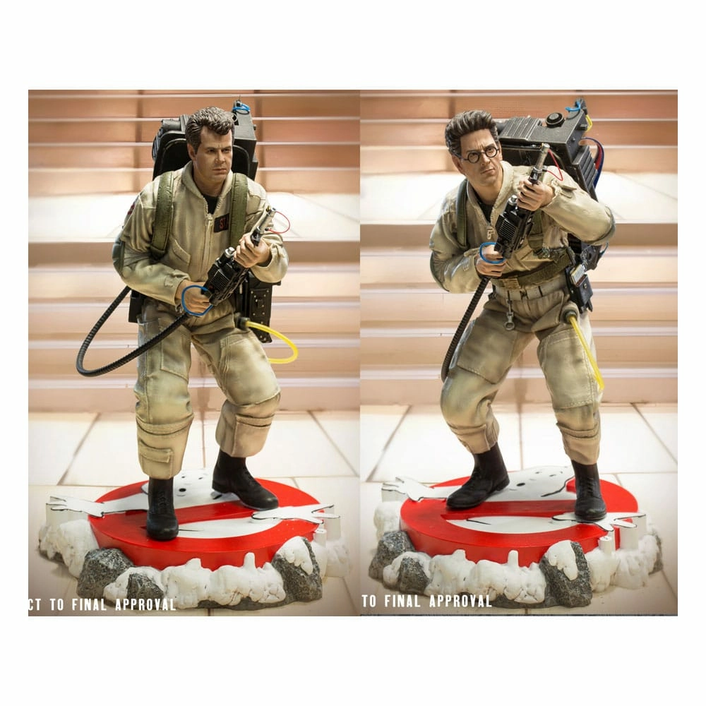 Ghostbusters statuette resin 1/8 egon spengler + ray stantz twin pack set 22 cm