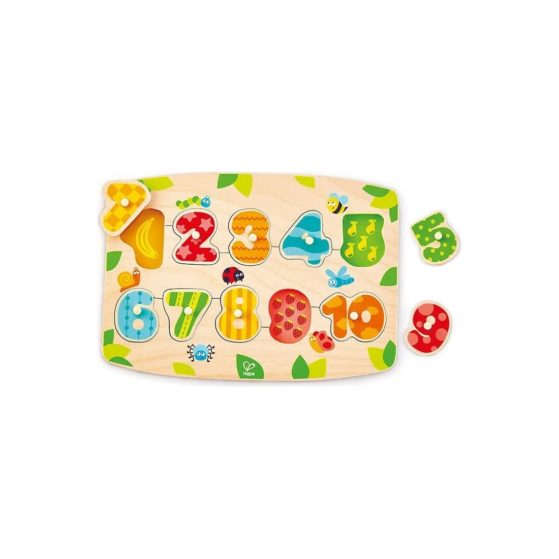 Puzzle à boutons - Découvrir les chiffres - Hape Toys