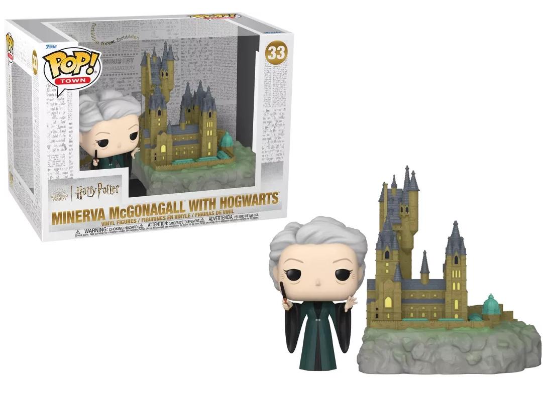 Harry potter - funko pop - minerva w/hogwar