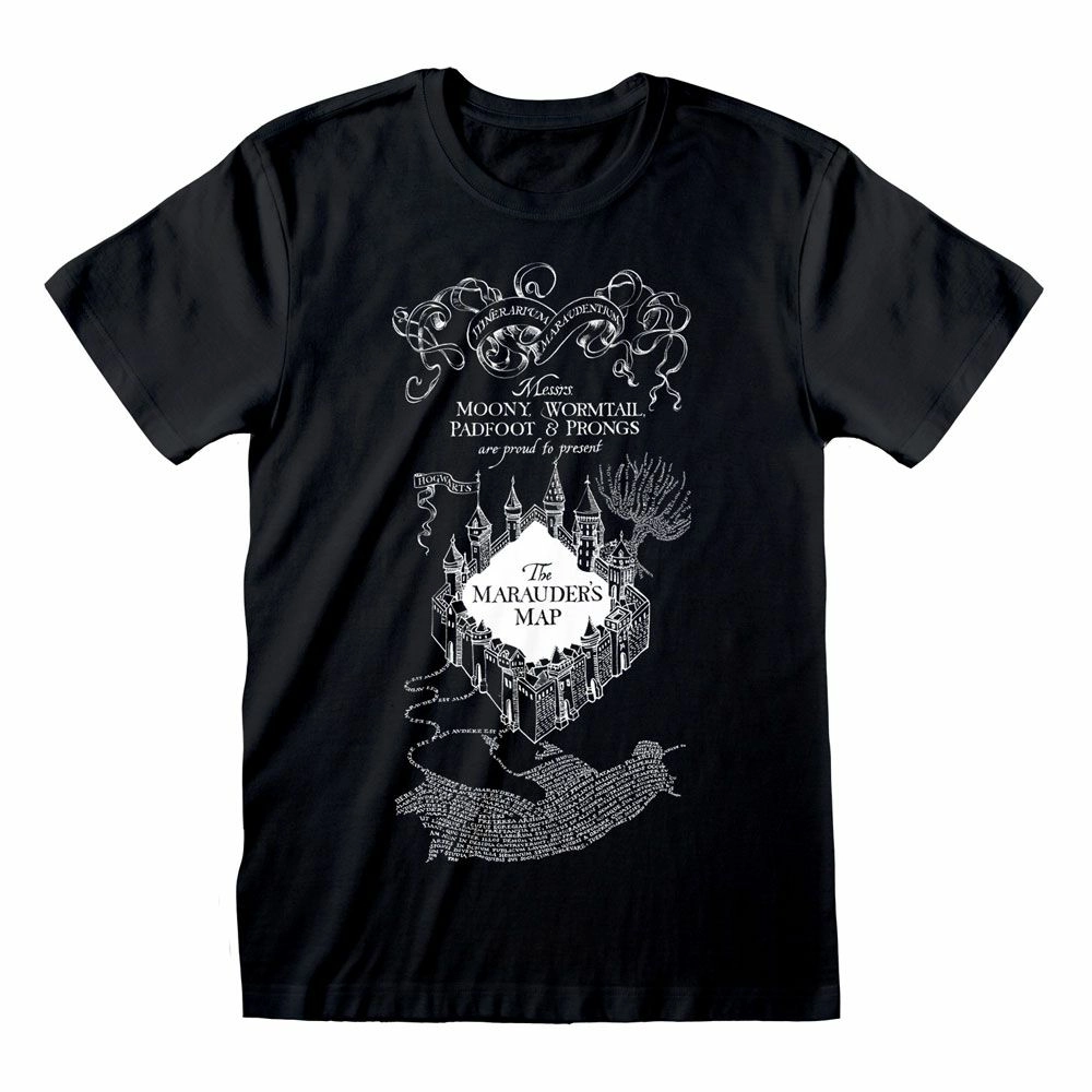 Harry potter t-shirt marauders map (l)