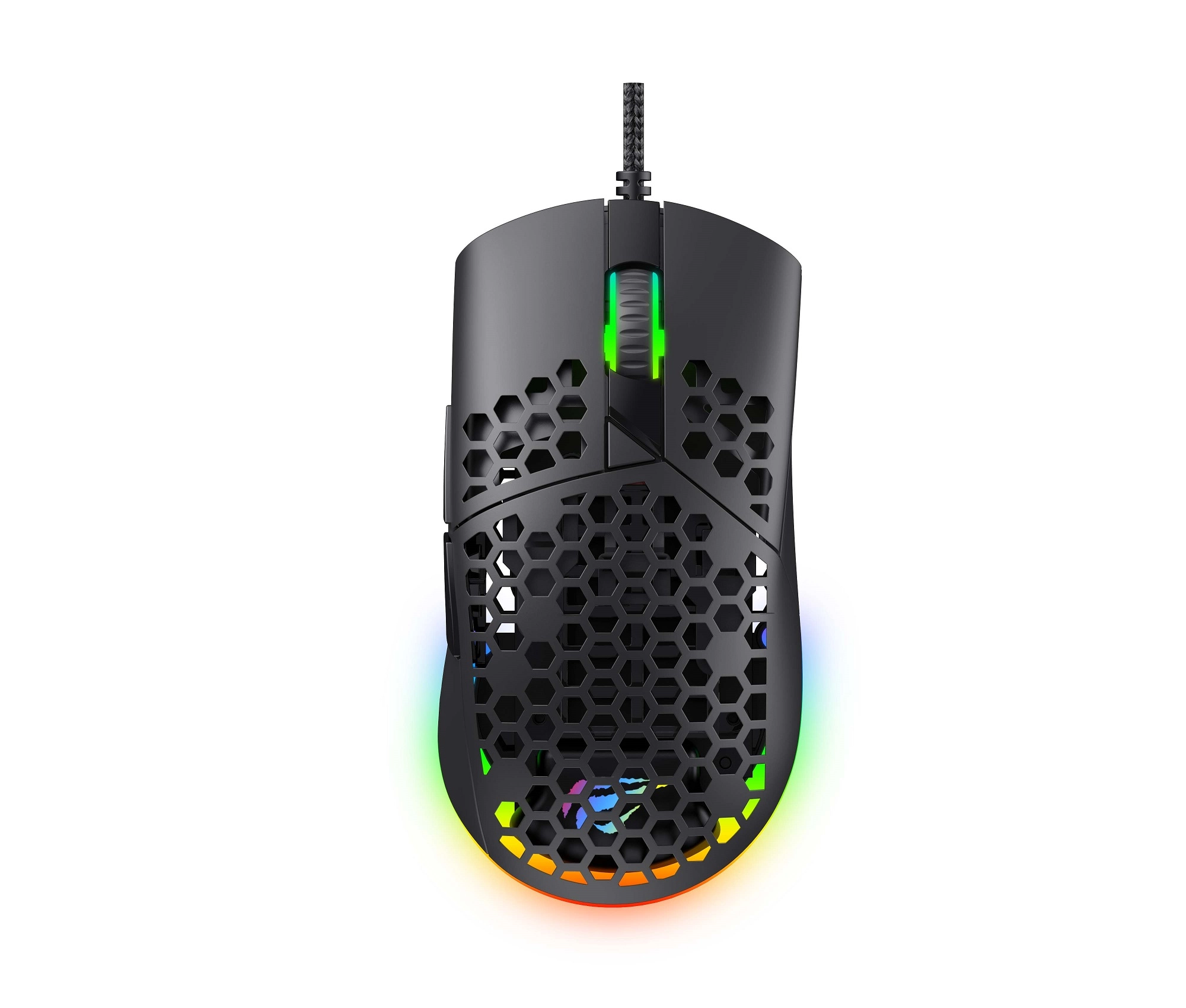 Havit - souris gaming rgb - filaire - ajourée