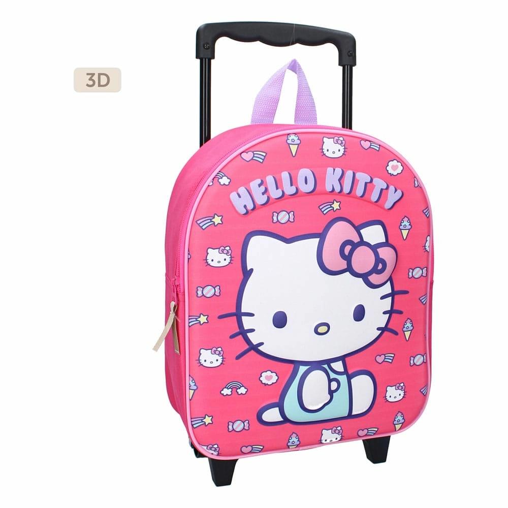 Hello kitty 3d trolley sac à dos another dimension 32 cm