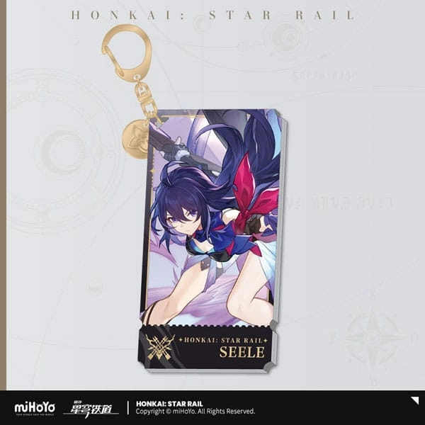 Honkai: star rail character porte-clés seele 9 cm