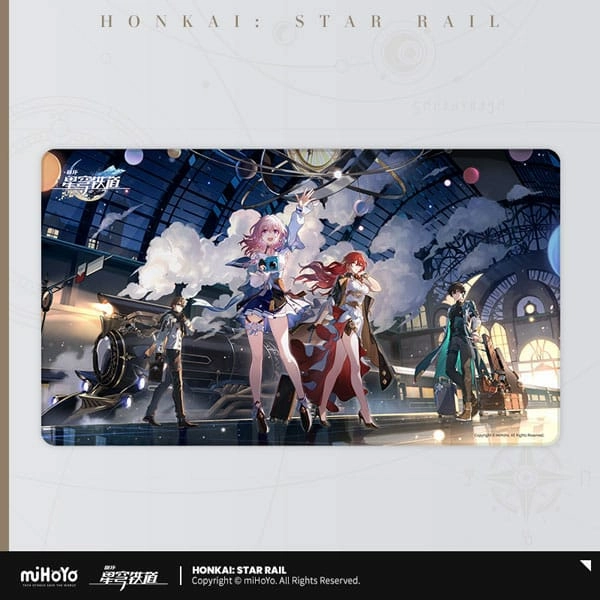 Honkai: star rail tapis de souris departure of the express 70 x 40 cm