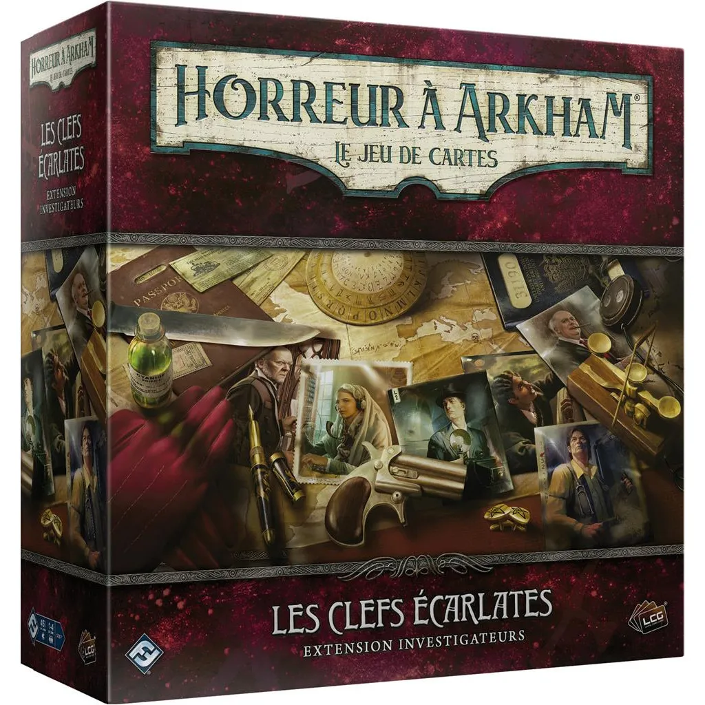 Horreur à Arkham : Jce - Les Clefs Écarlates - Extension Investigateurs