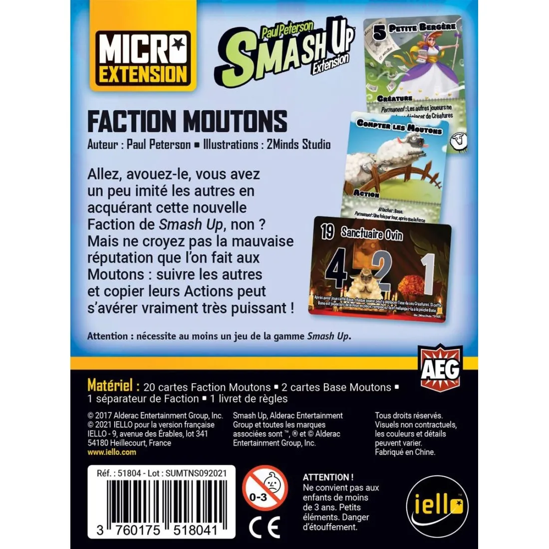 Smash Up - Faction Moutons - Micro-Extension