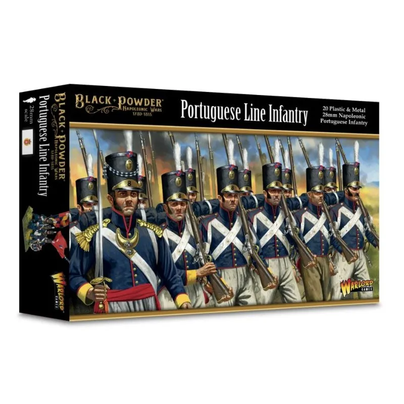 Infanterie de ligne portugaise napoléonienne. WARLORD GAMES WGN-PO-01