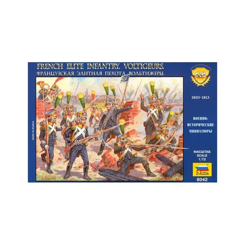 Infanterie d’élite française, les Voltigeurs. ZVEZDA 8042