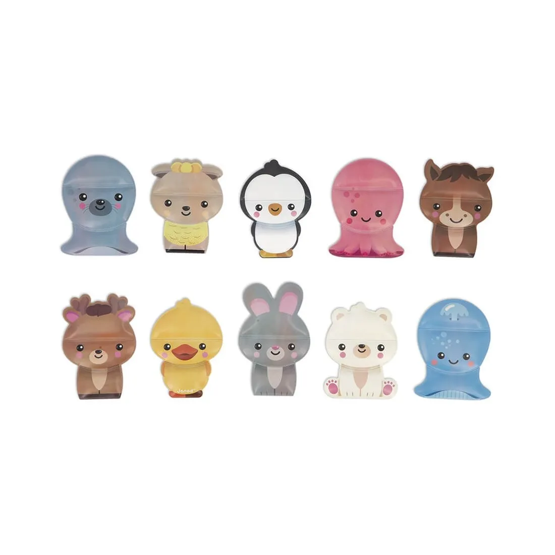 Jouet pour le bain : mix & match animaux du bain - Janod