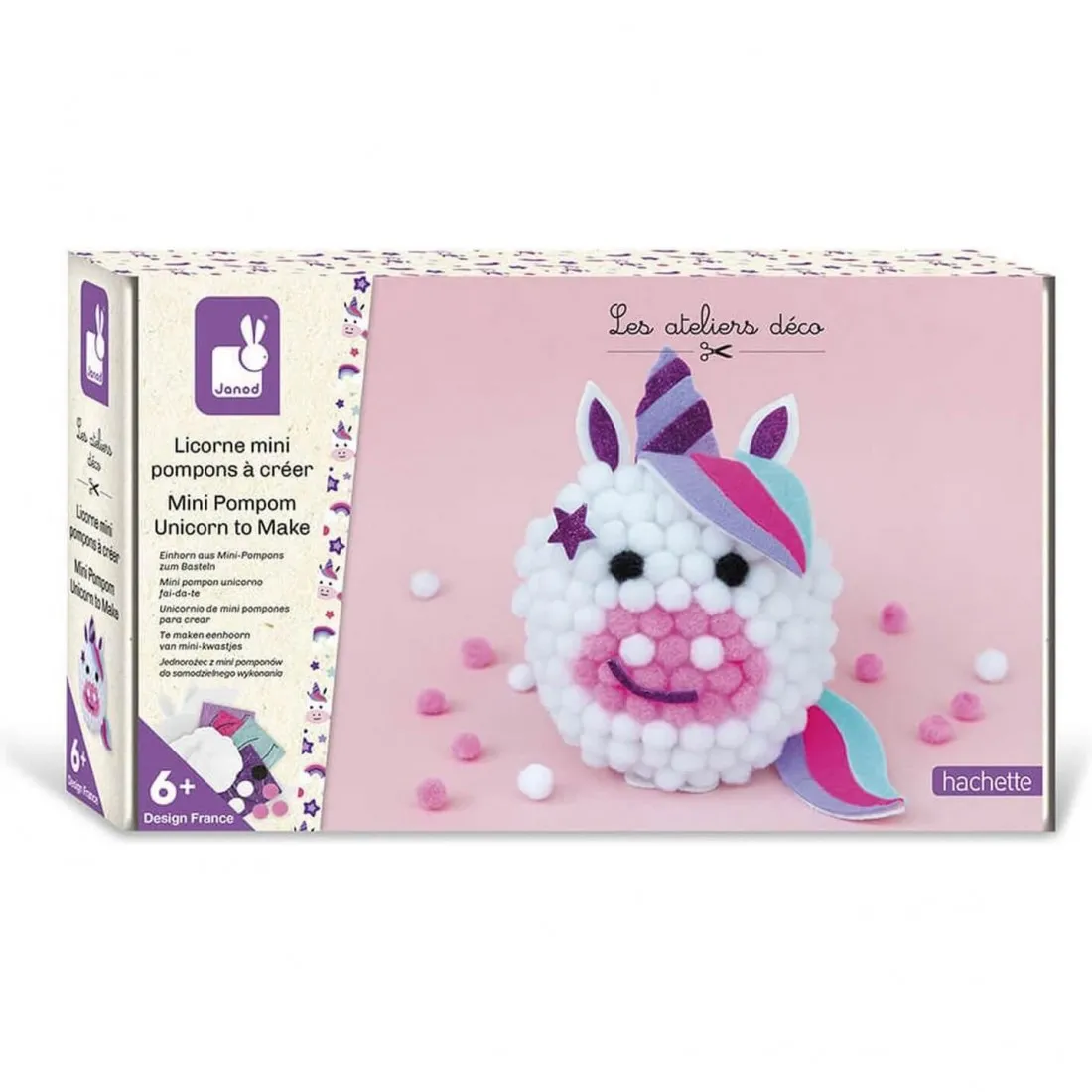 Réaliser une licorne en pompons - Loisirs Créatifs - Janod