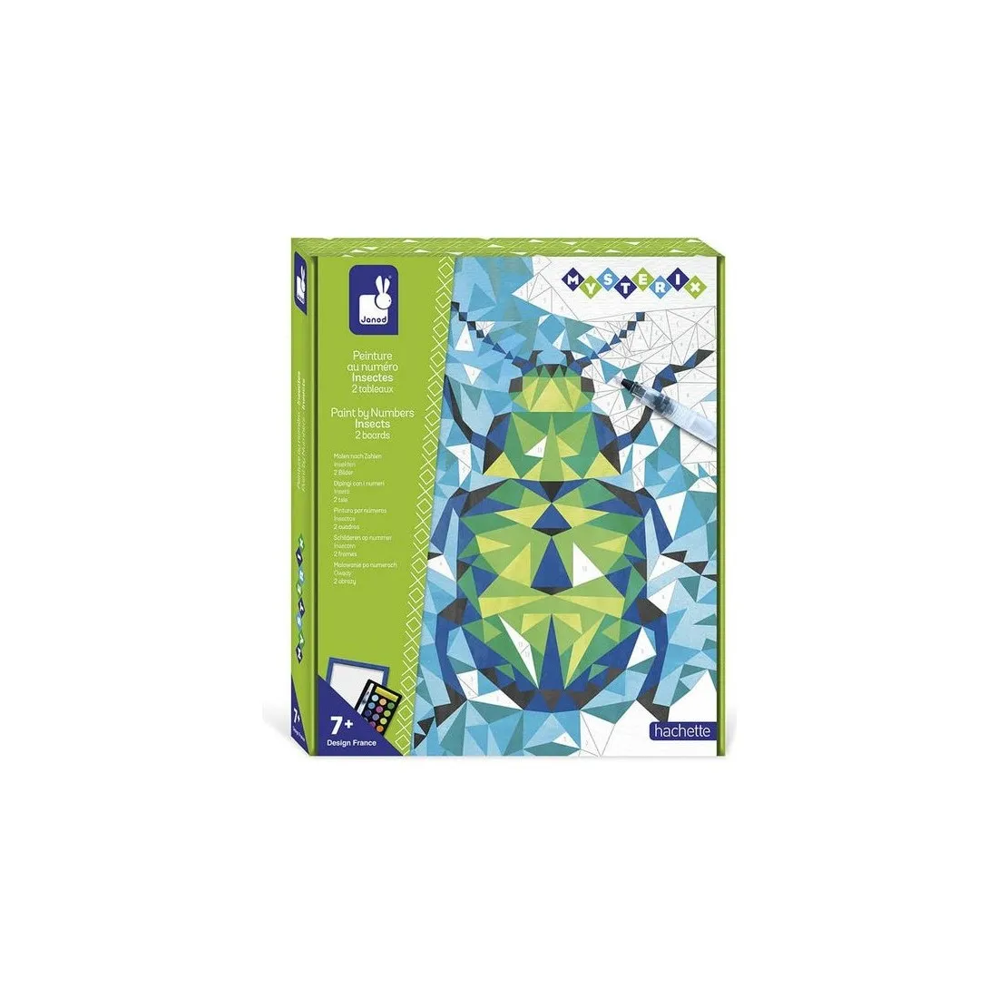 Peinture au numéro insectes Mysterix - Activité créative - Janod