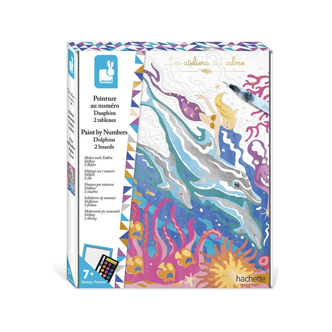 Peinture numéro enfant - loisirs créatif 7 ans - Janod