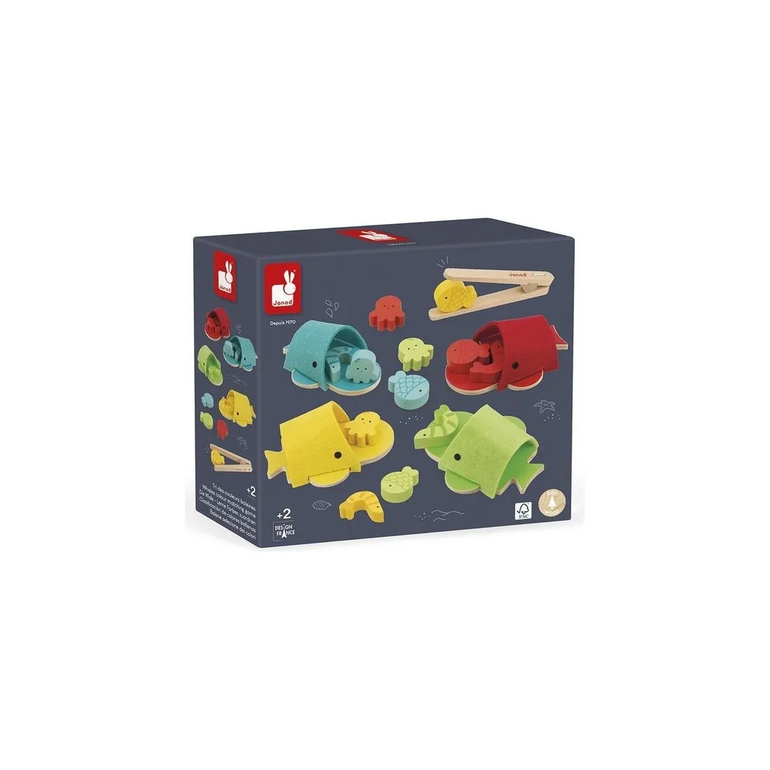 Tri des couleurs - Jouet éveil enfant, jouet en bois - Janod