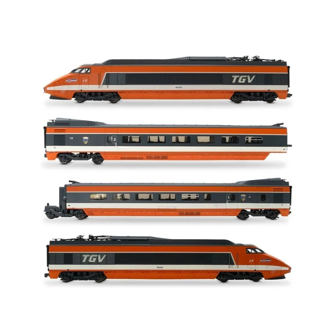 JOUEF Coffret TGV Sud-Est version inaugurale 1981 SNCF HO 1/87 - HJ2425