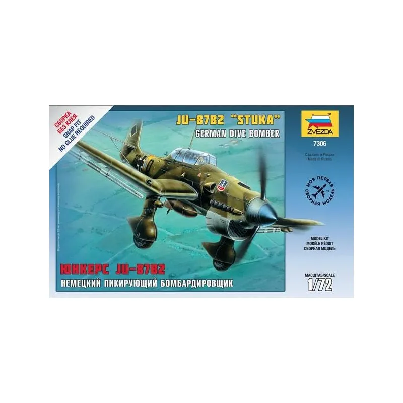 Junkers JU-87B2 « Stuka ». ZVEZDA 7306