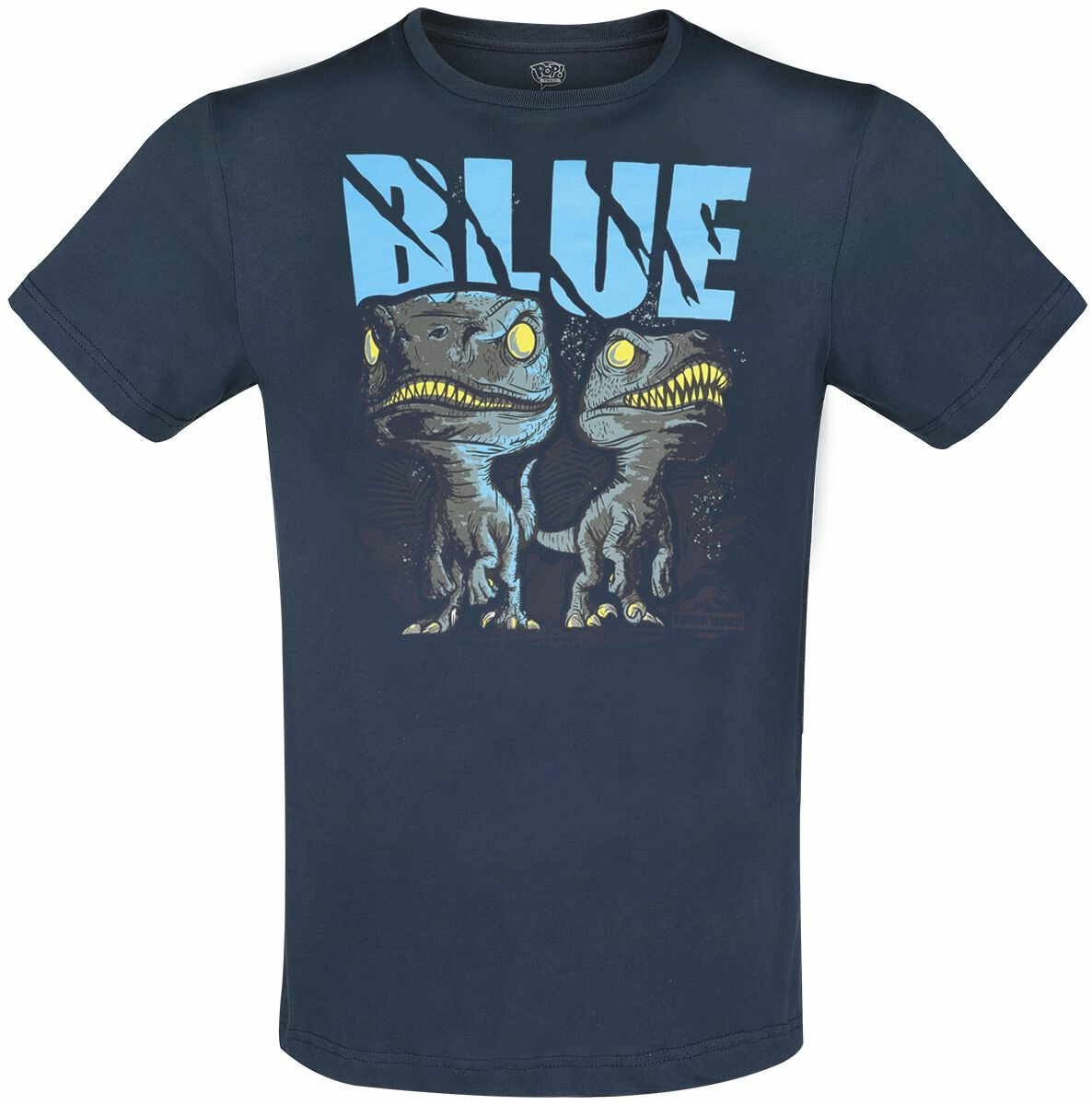 Jurassic park - blue the raptor - t-shirt pop (xl)