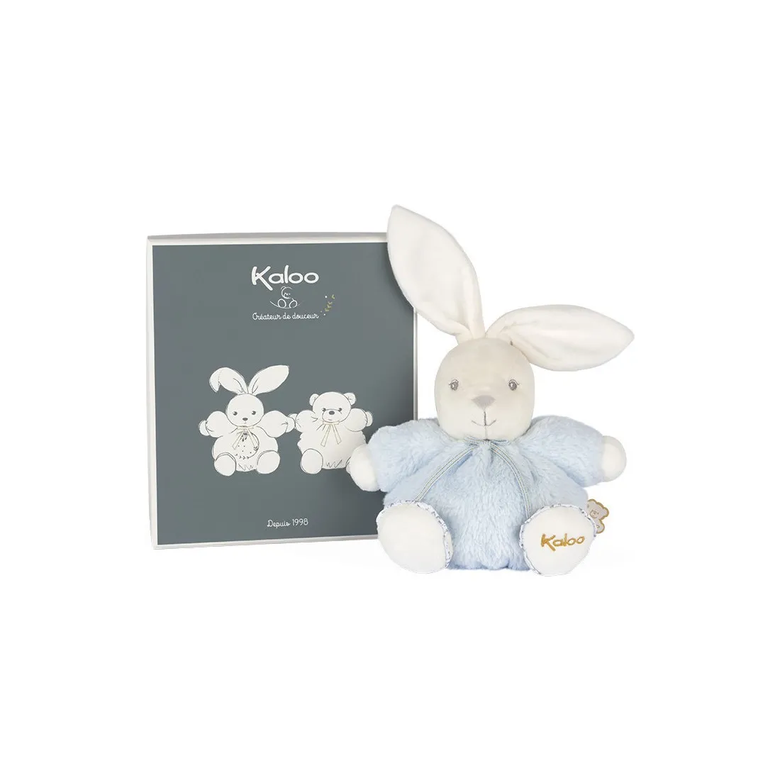Patapouf lapinou bleu petit - sur la Boutique - Kaloo