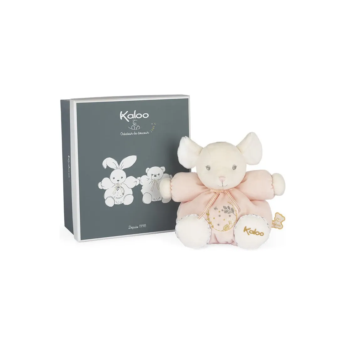 Patapouf souris rose Petit - sur la Boutique - Kaloo