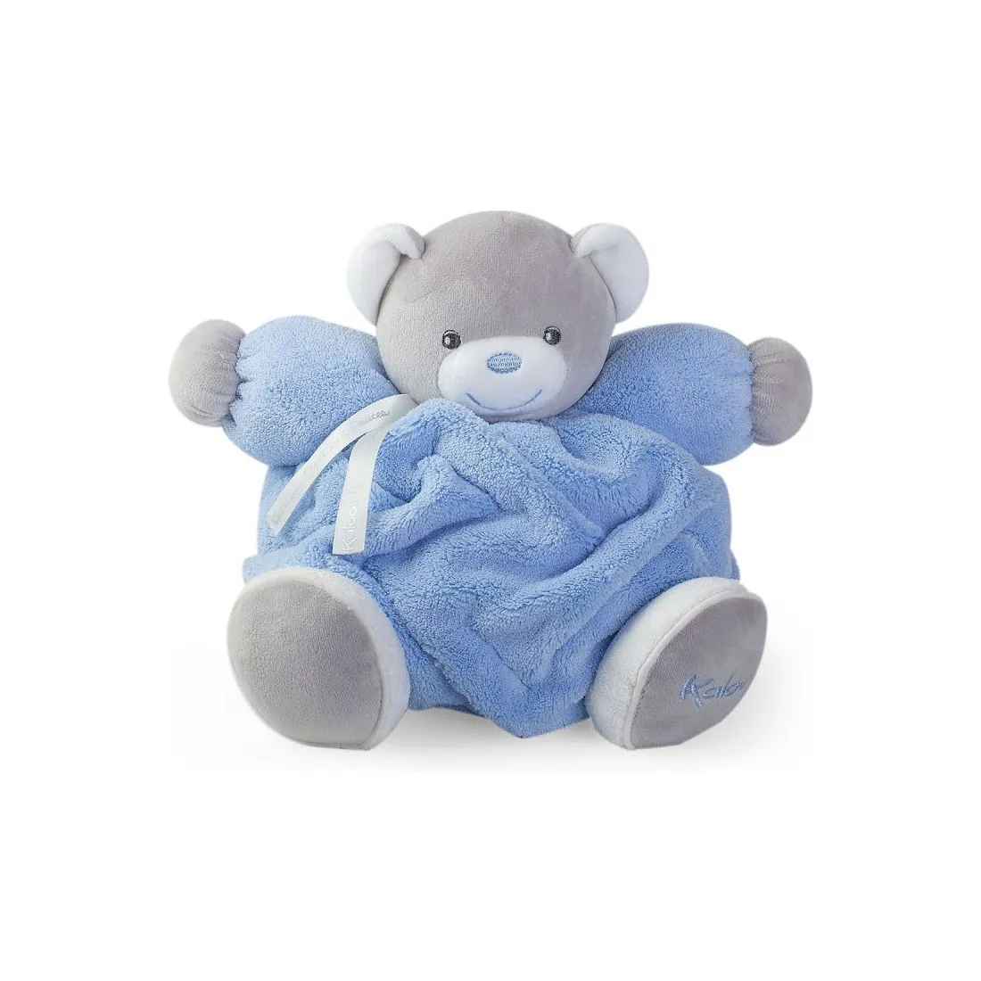 Plume Patapouf ourson bleu medium - Kaloo