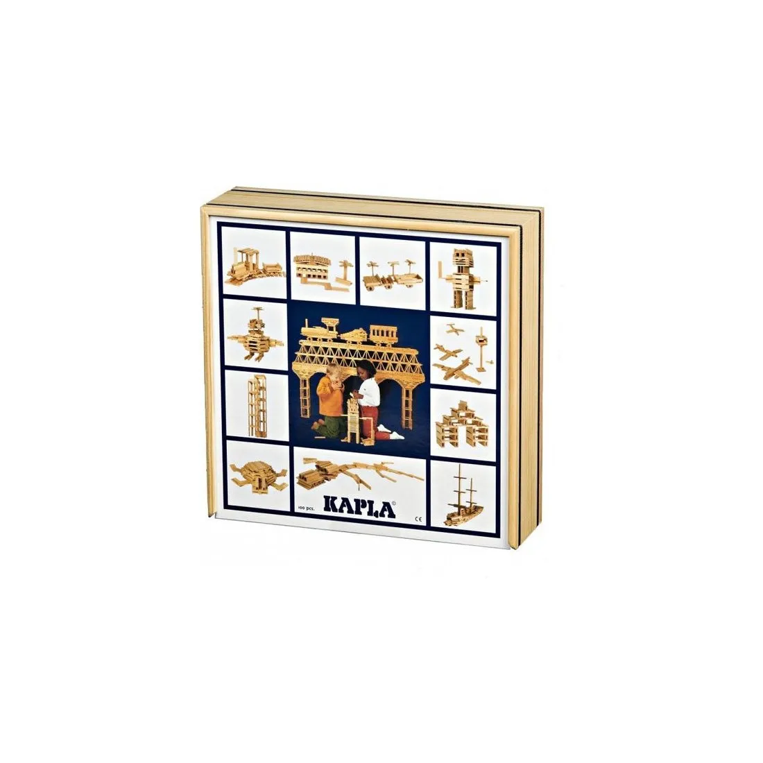 Boite de 100 planchettes Kapla