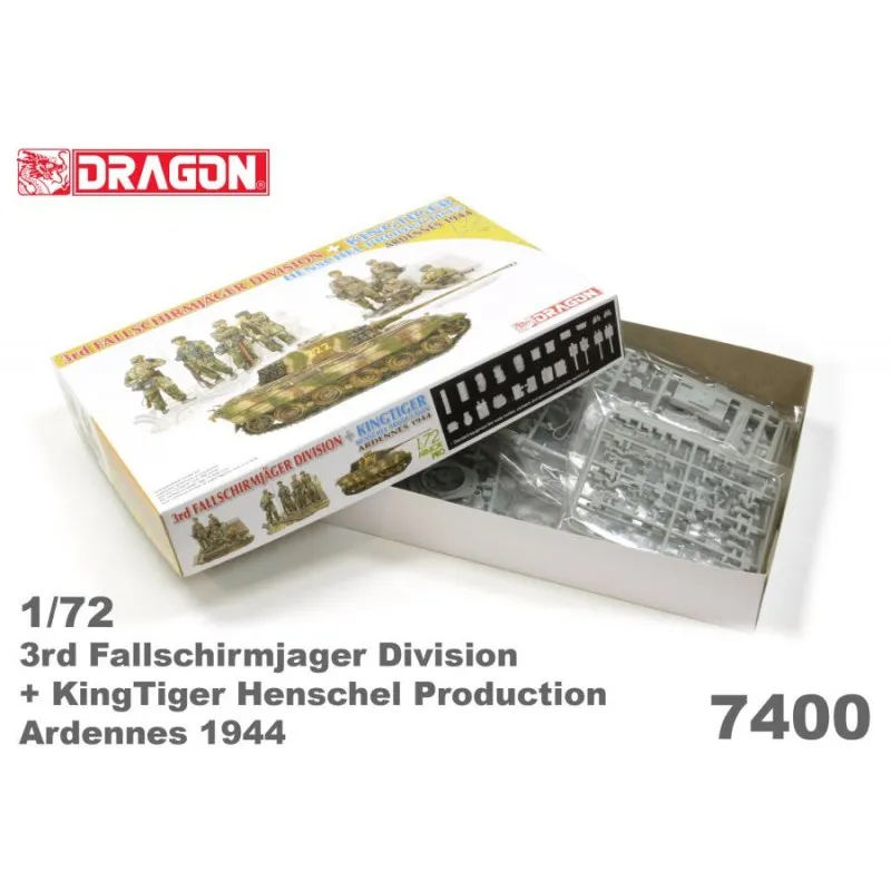 Kingertiger et la 3e division Fallschirmjäger. DRAGON 7400