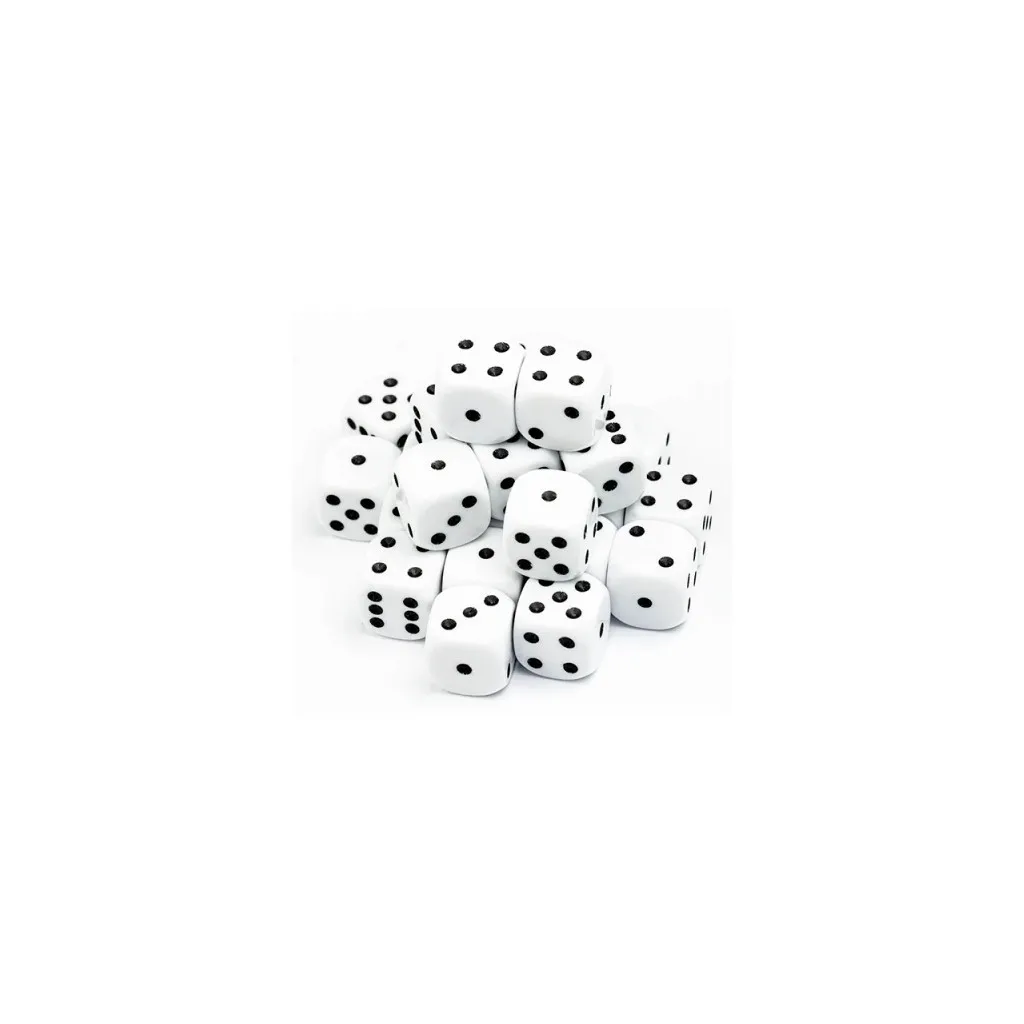 Kromlech - 25xBattle Dice White 12mm