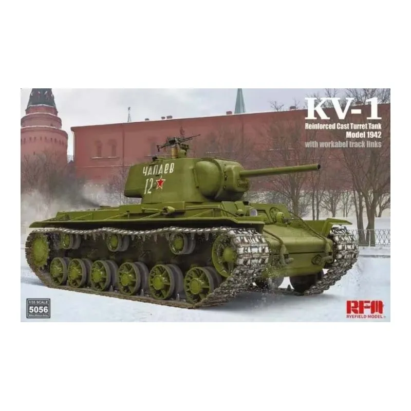 KV-1 Tourelle en fonte renforcée mod. 1942. RYE FIELD MODEL 5056