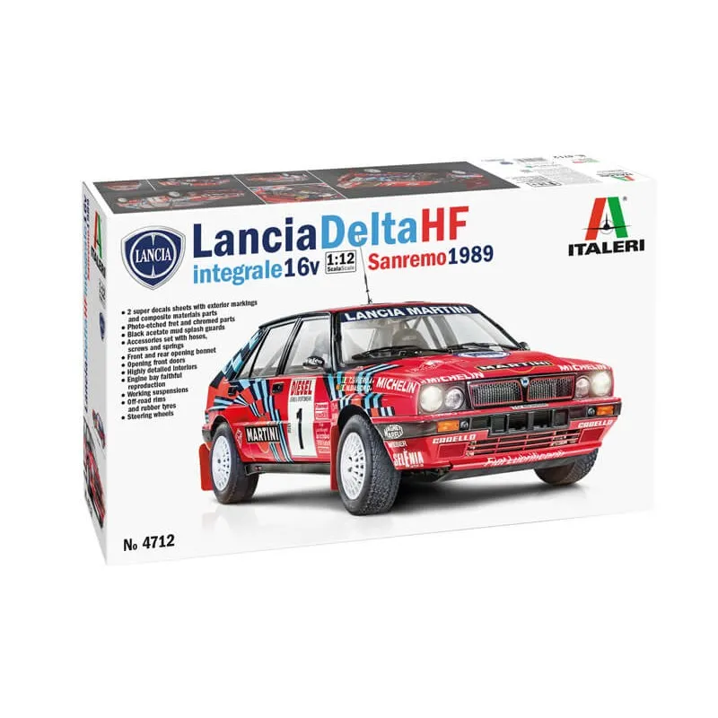 Lancia Delta HF Integrale Sanremo, 1989. ITALERI 4712