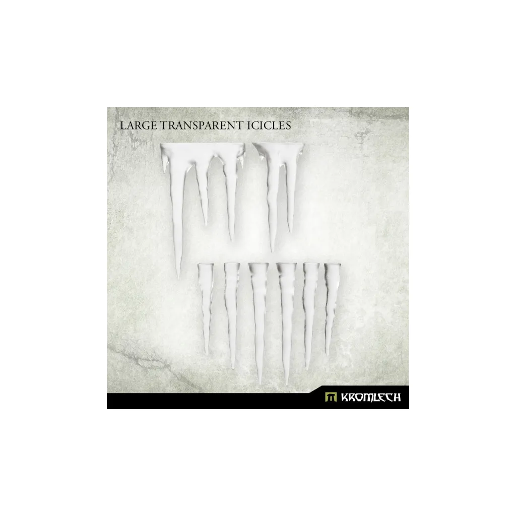 Large Transparent Icicles