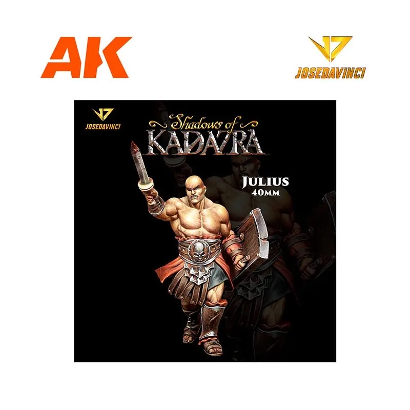 Les Ombres de Kadazra - Julius, 40mm. JOSEDAVINCI AK INTERACTIVE JD002