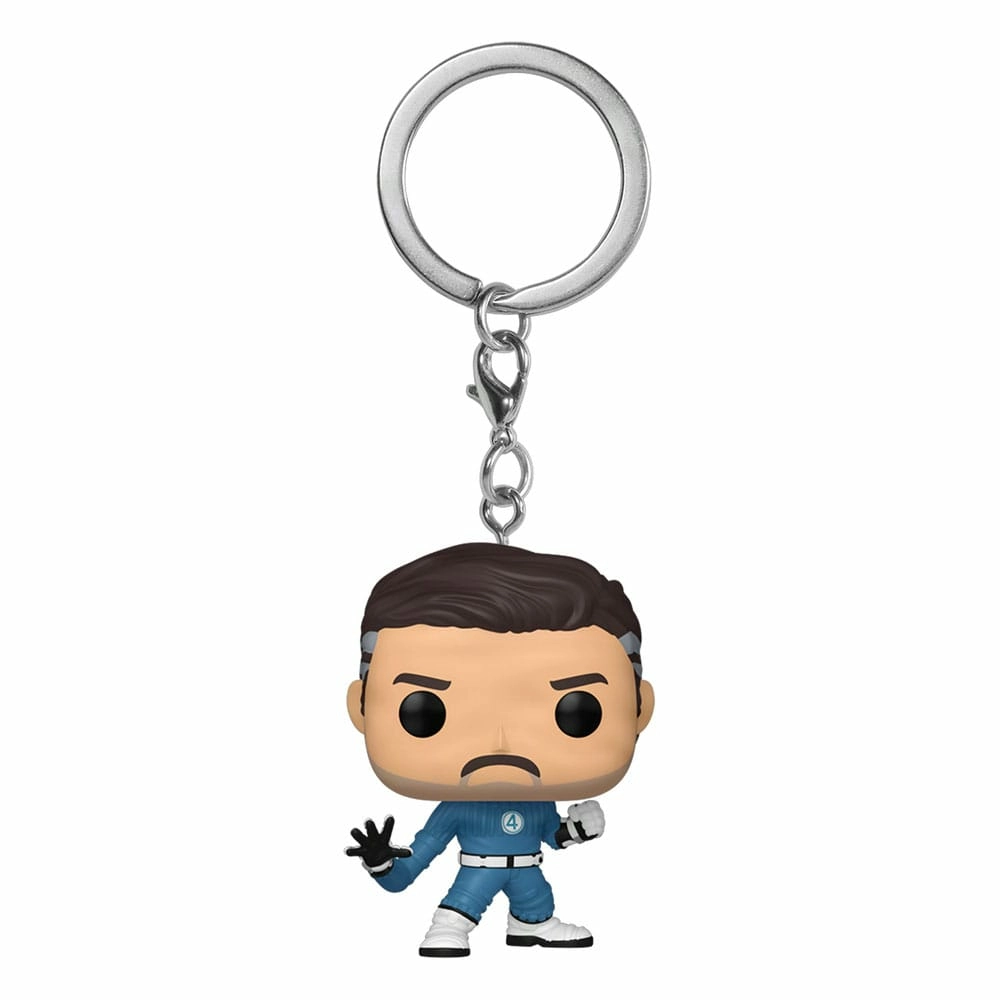 Les quatre fantastiques : premiers pas présentoir porte-clés pocket pop! vinyl mister fantastic 4 cm (12)