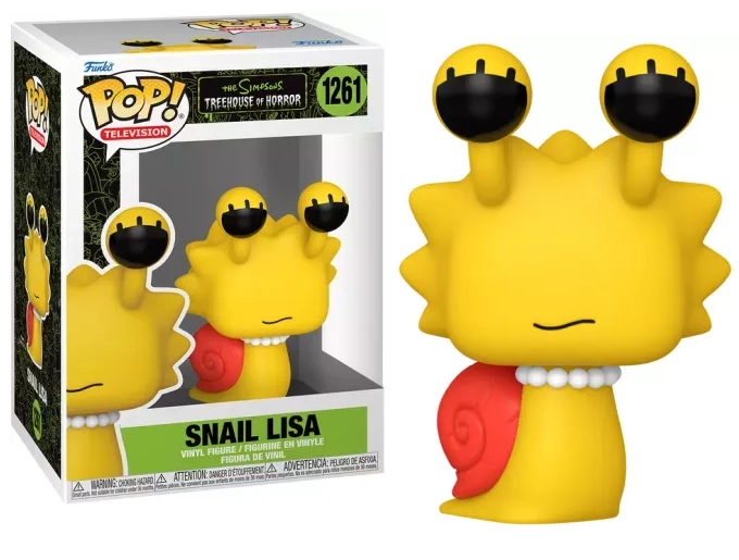 Les simpson pop! animation vinyl figurine snail lisa 9 cm