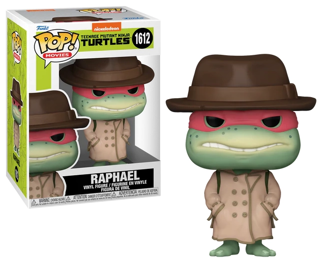 Les tortues ninjas - pop movie n° 1612 - raphael avec veste & chapeau