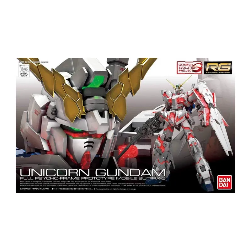 Licorne Gundam. BANDAI 5061620
