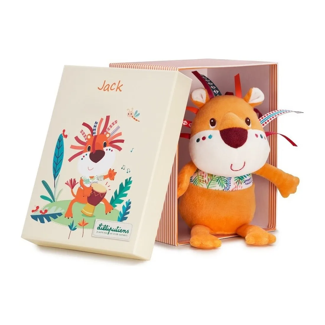Jack le lion peluche câline - Lilliputiens