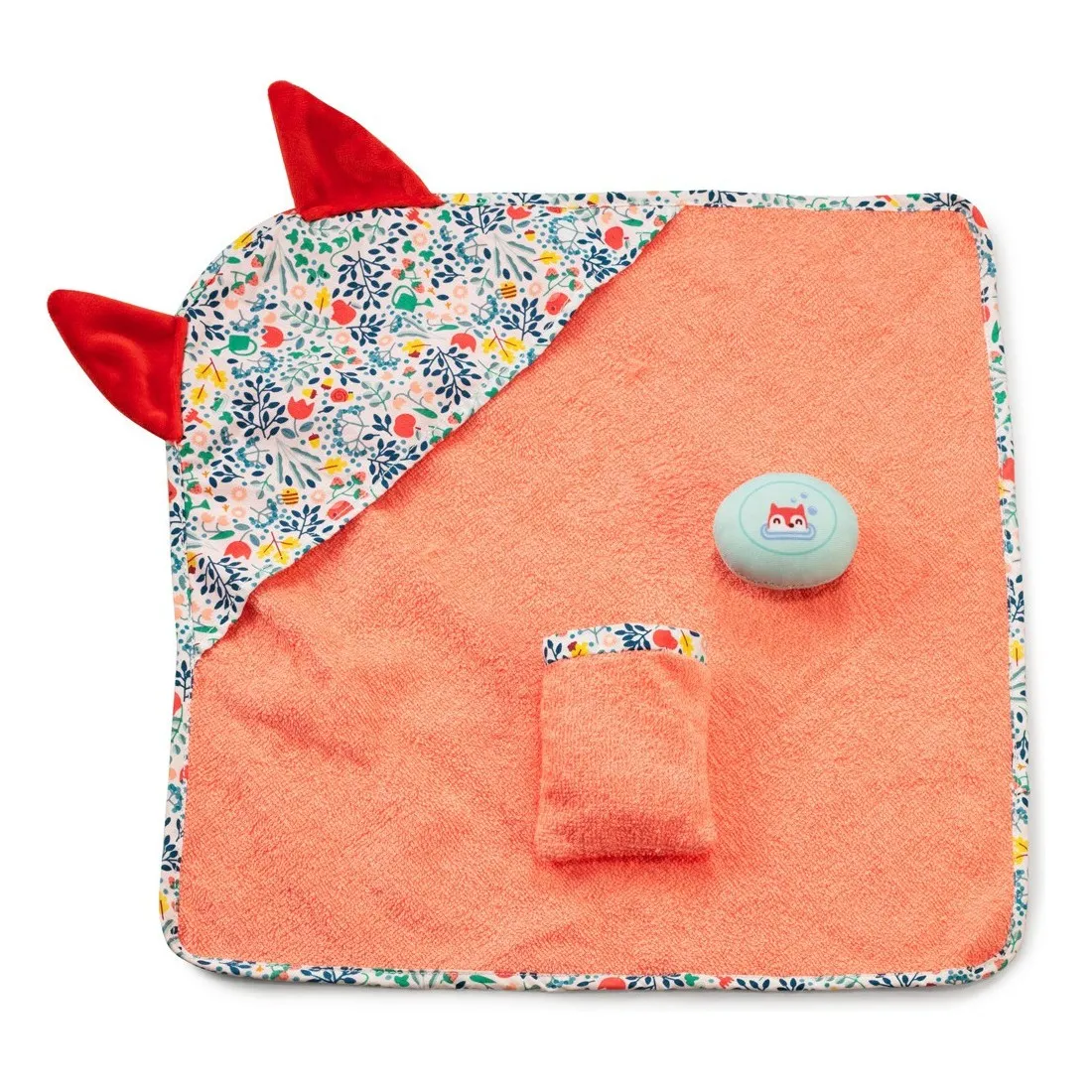 Cape de bain avec savonnette pour poupon 36cm - Lilliputiens