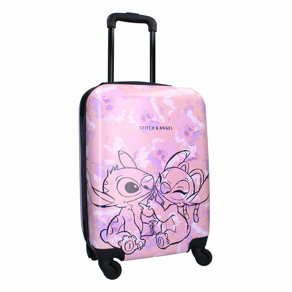 Lilo & stitch trolley valise ohana forever pink 46 cm