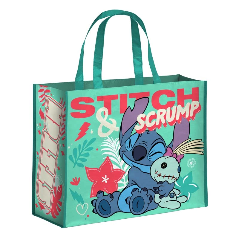 Lilo&stitch – sac de courses – stitch et scrump 45 x 40 x 20 cm