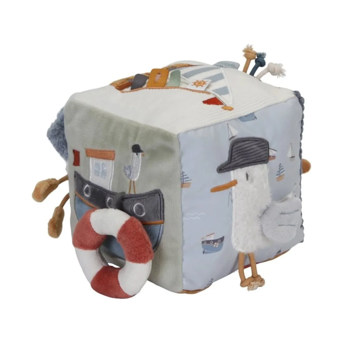 Cube d'activités en tissu - Baie des marins - Little Dutch