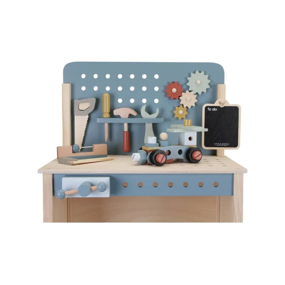 Grand établi en bois Fsc avec ceinture porte-outils - Little Dutch