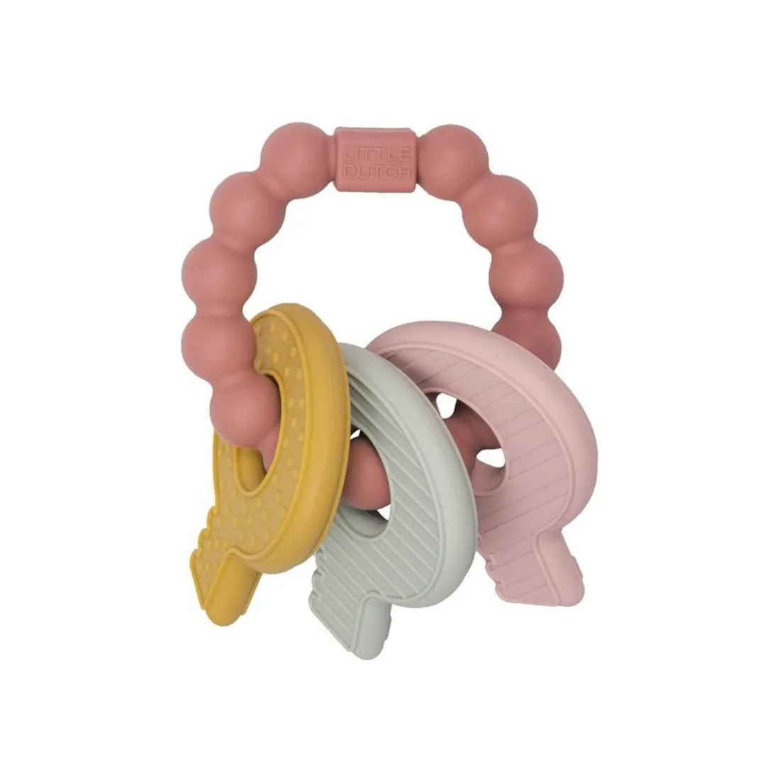Trousseau de clés de dentition rose - Little Dutch