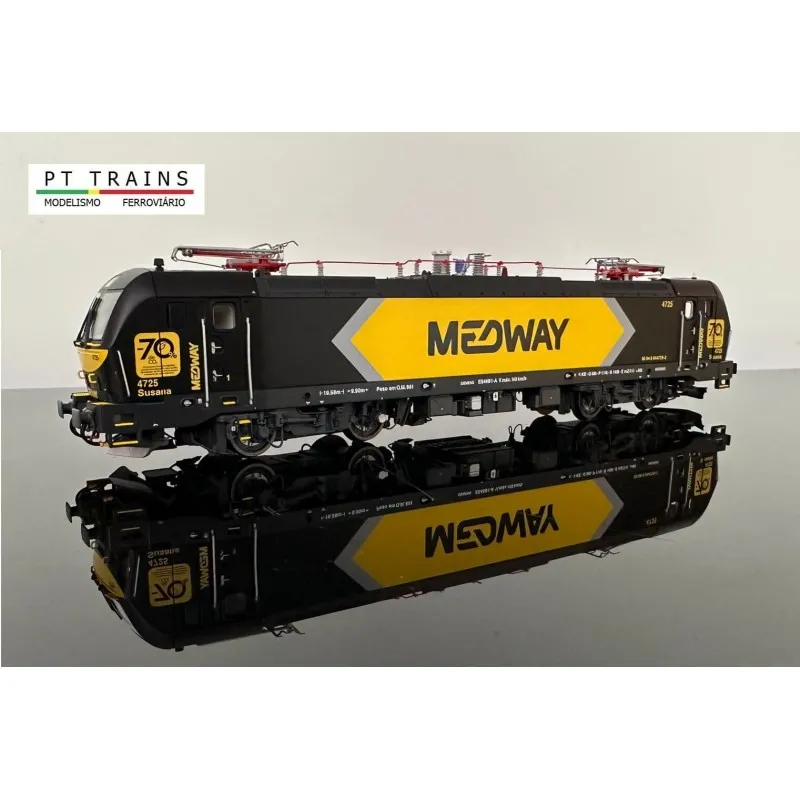 Locomotive électrique 4725 « Susana », Medway. Son. PT TRAINS 547250S
