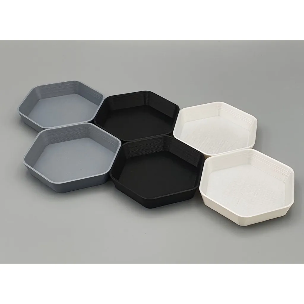 Lot de 6 Coupelles pour jetons - Pack Clair-Obscur