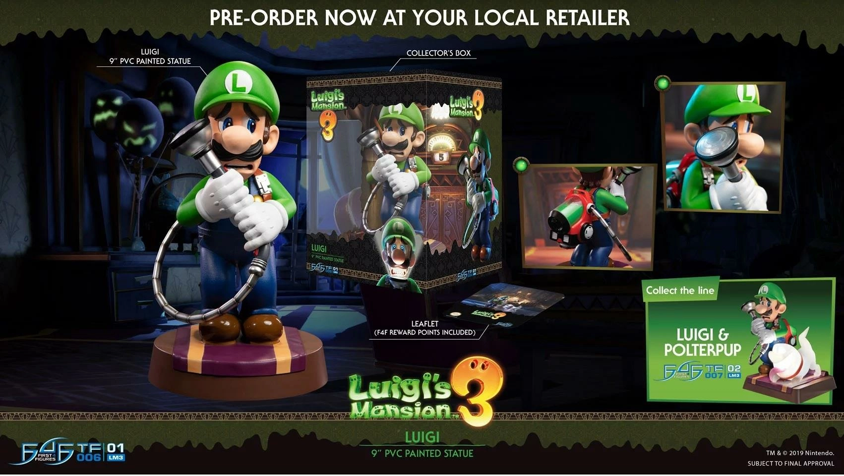 Luigi's mansion 3 - luigi figure standard edition