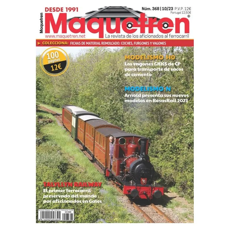 Revista MAQUETREN, nº 368. MAQUETREN
