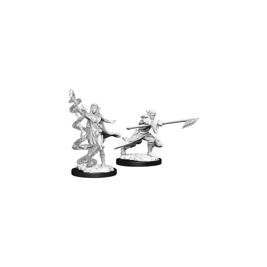 Magic the Gathering Deep Cuts Unpainted Miniatures: Joraga Warcaller & Joraga Treespeaker