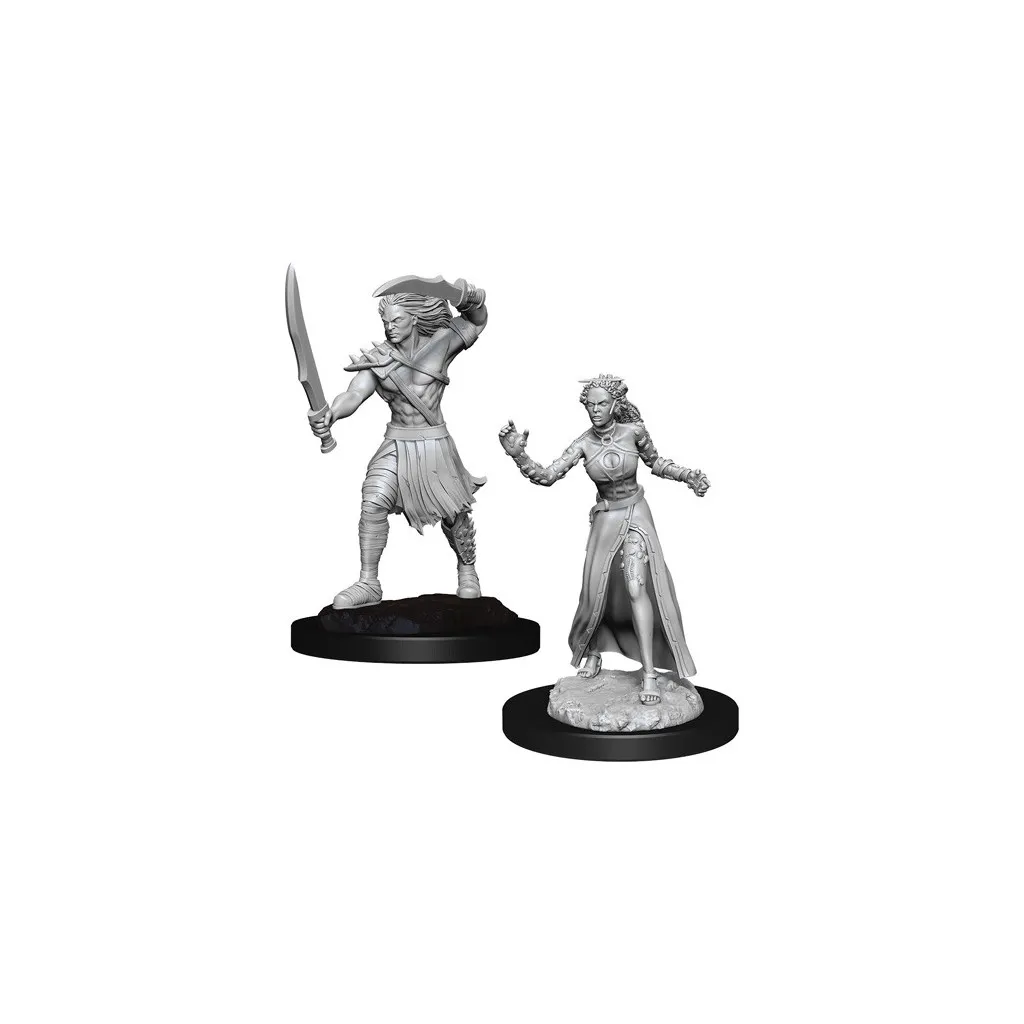 Magic the Gathering Deep Cuts Unpainted Miniatures: Vampire Lacerator & Vampire Hexmage