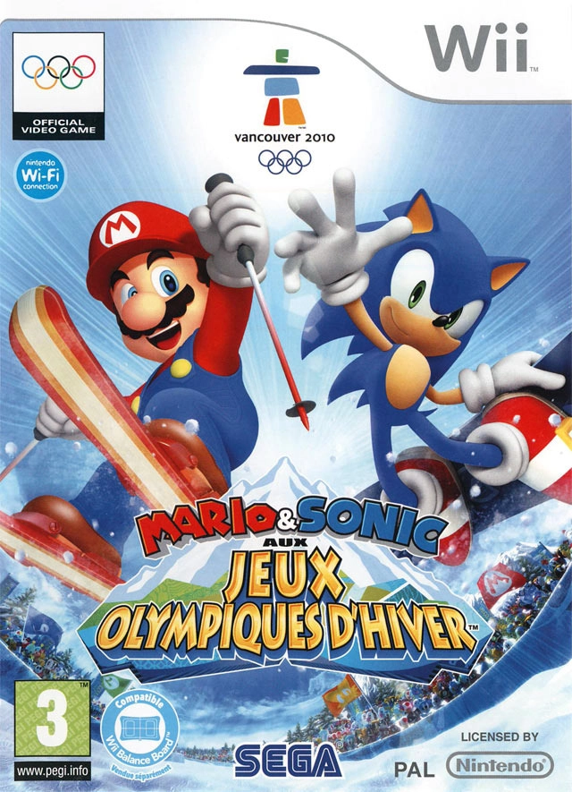 Mario & Sonic Aux Jeux Olympiques D'Hiver - WII