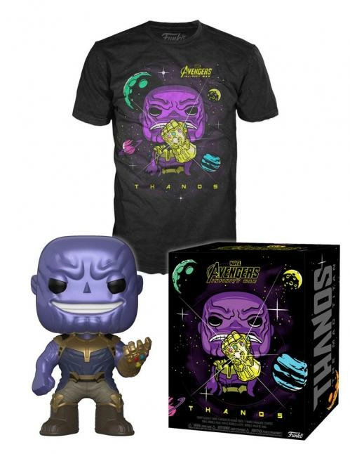 Marvel - boxed t-shirt pop + pop - infinity war thanos (m)
